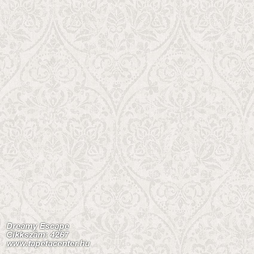 Barokk-klasszikus,szürke,lemosható,vlies tapéta 